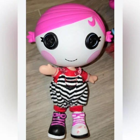 Lalaloopsy Littles Sister Sherri Charades (mime)Doll. Pink, Black& White. No Dog - Picture 8 of 10